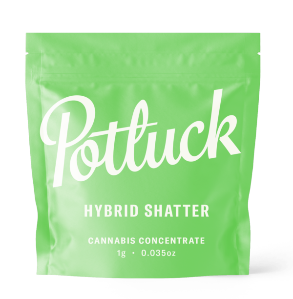 Potluck - Hybrid Shatter - cannabis Concentrate | The Healing Co Canada