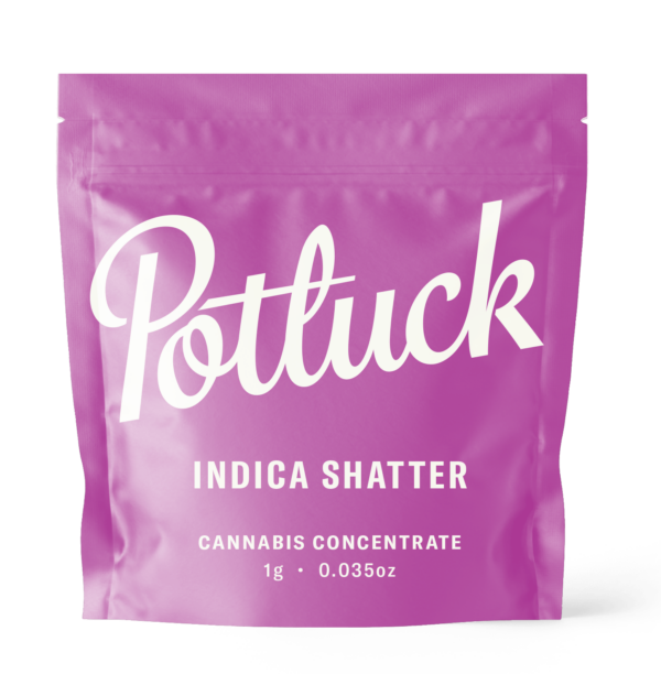 Potluck - Indica Shatter - cannabis Concentrate | The Healing Co Canada