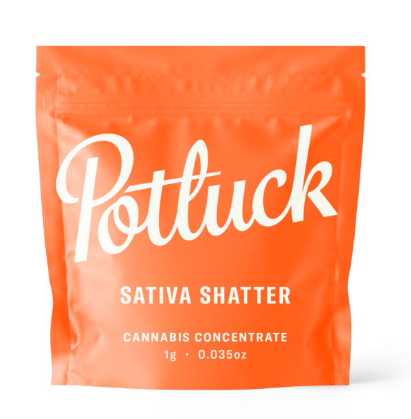 Potluck - Sativa Shatter - cannabis Concentrate | The Healing Co Canada