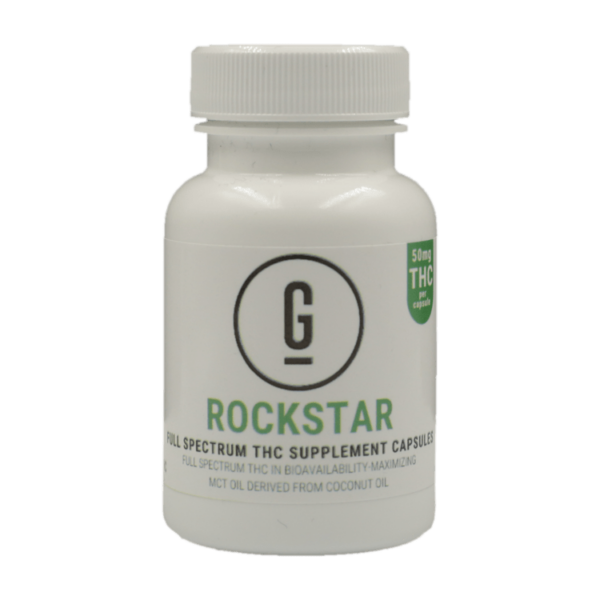 GRASS – THC Capsules – Rockstar – 50mg | The Healing Co Canada