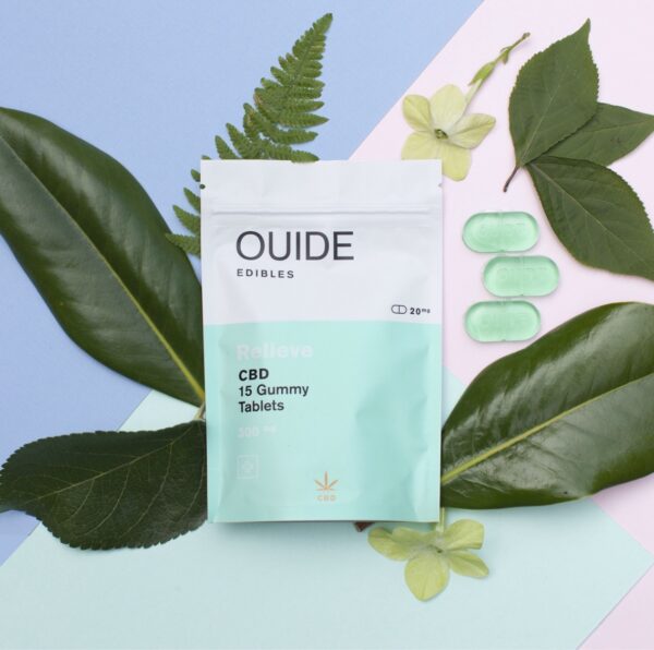 Ouide Edibles – Relieve – CBD gummies 300mg | The Healing Co Canada