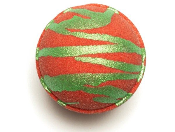 Nikki Stikki Botanicals – CBD Bath Bomb – Christmas Spirit Bomb (red/green) – 300mg CBD | The Healing Co Canada