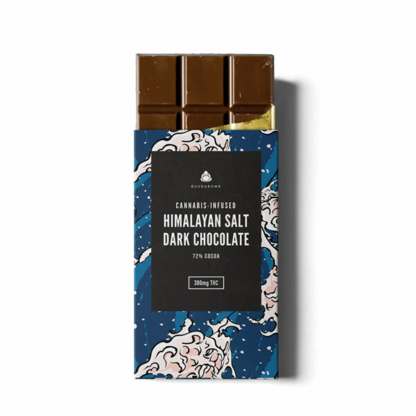 Buudabomb – Himalayan Salt Dark Chocolate – 300mg THC | The Healing Co Canada