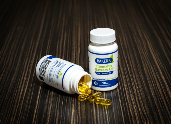 Baked Edibles – CBD Extract In MCT Oil Capsules 10mg or 20mg | The Healing Co Canada