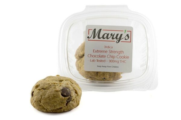 Mary’s Medibles – Extreme Strength Chocolate Chip Cookie – 300mg THC (Indica) | The Healing Co Canada