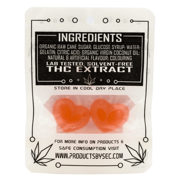 SEC – Hearts- 50mg THC | The Healing Co Canada