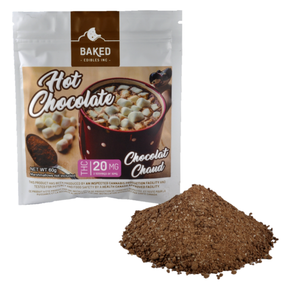 Baked Edibles – Hot Chocolate 20mg THC | The Healing Co Canada