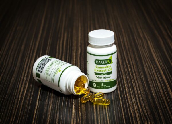 Baked Edibles – Sativa Cannoil Capsules 5mg | The Healing Co Canada