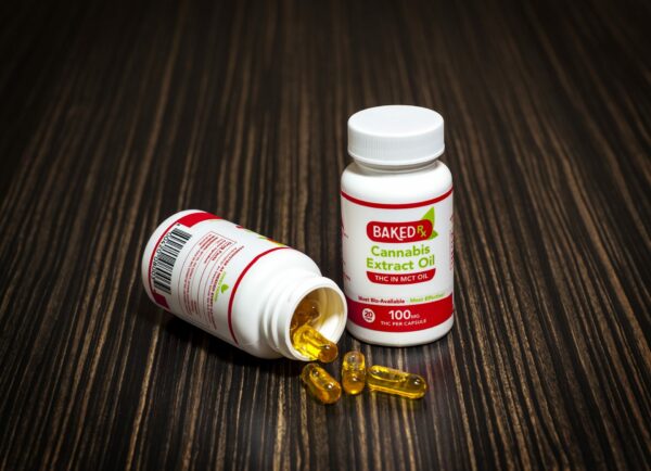 Baked Edibles – THC Extract Capsules 100mg | The Healing Co Canada