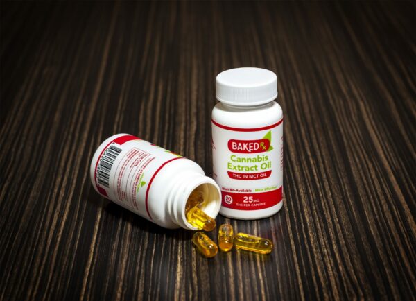 Baked Edibles – THC Extract Capsules 25mg | The Healing Co Canada