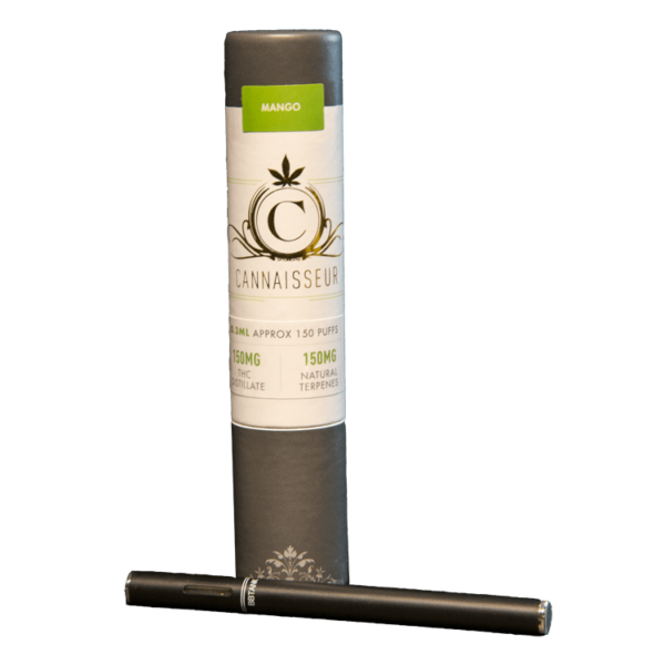 Cannaisseur – Disposable THC Distillate Pen – Mango 0.3ml | The Healing Co Canada