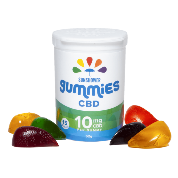 Baked Edibles – Sunshower Gummies CBD – 10mg | The Healing Co Canada