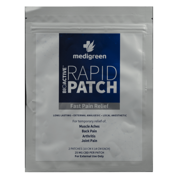 Medigreen Rapid CBD Patch – Fast Pain Relief | The Healing Co Canada