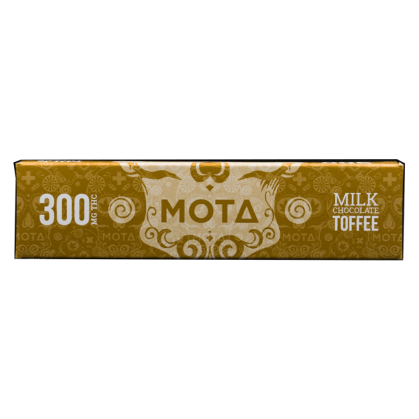 MOTA Edibles – Milk Chocolate Toffee Bar – 300mg THC | The Healing Co Canada