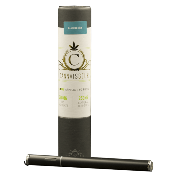 Cannaisseur – Disposable THC Distillate Pen – Blueberry 0.5ml | The Healing Co Canada