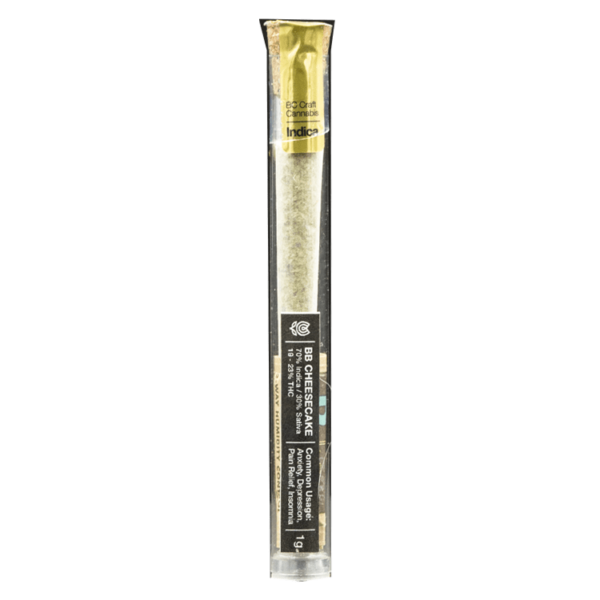 Flowerpwr – Pre-Roll – BB Cheesecake – 1g | The Healing Co Canada