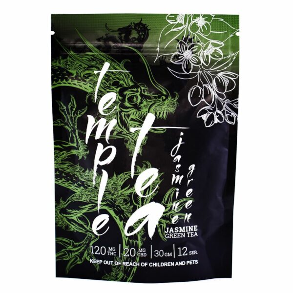 Temple Tea – Jasmine Green Tea – 120mg THC | The Healing Co Canada