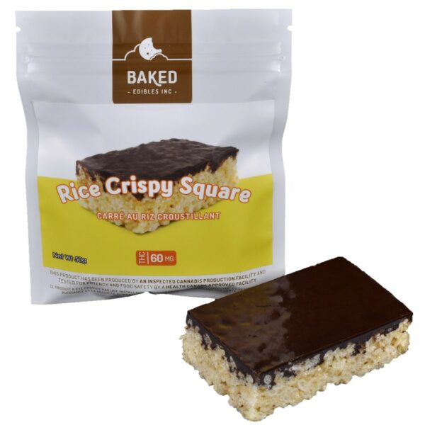 Baked Edibles – Rice Crispy Squares 60mg THC | The Healing Co Canada Baked Edibles – Rice Crispy Squares 60mg THC | The Healing Co Canada