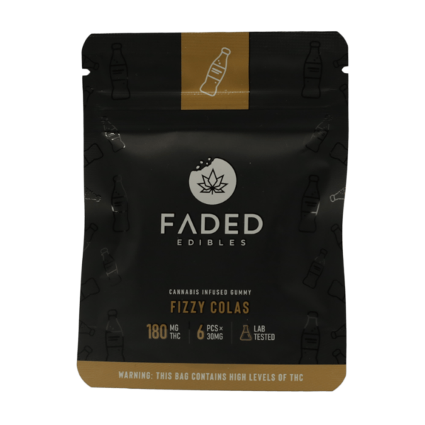 Faded Edibles – Fizzy Colas – 180mg | The Healing Co Canada