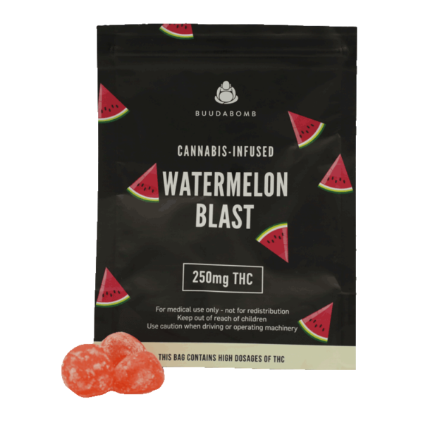 Buudabomb – Watermelon Blast – 250mg | The Healing Co Canada