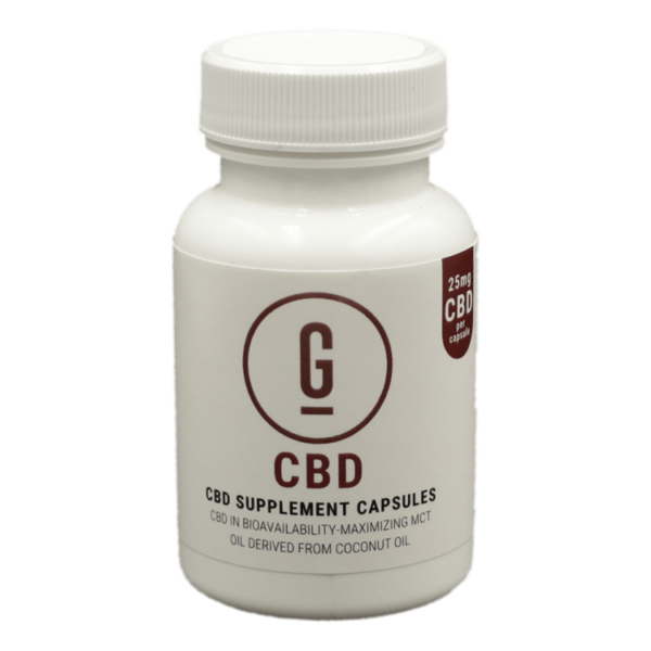 CBD Capsules – 25mg | The Healing Co Canada