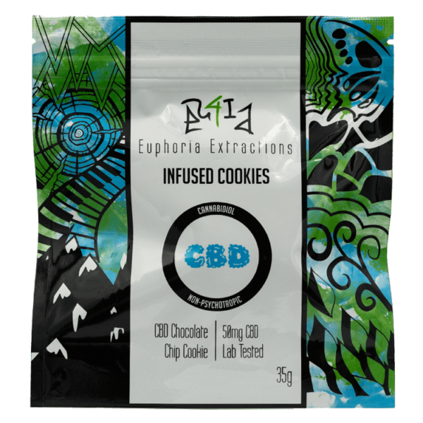 Euphoria Extractions – CBD Cookie – 50mg | The Healing Co Canada