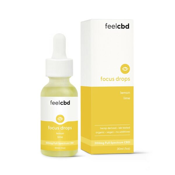 FeelCBD – Focus Drops – CBD Tincture 300mg | The Healing Co Canada