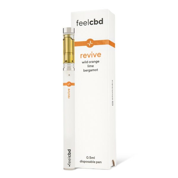 FeelCBD – Revive – Dispsable CBD Vape Pen 0.5ml | The Healing Co Canada