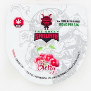 The Green Samurai – Cherry Gummies – 150mg | The Healing Co Canada