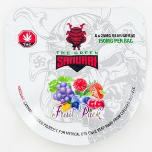 The Green Samurai – Fruit Pack Gummies – 150mg | The Healing Co Canada