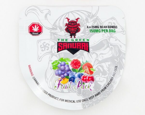 The Green Samurai – Fruit Pack Gummies – 150mg | The Healing Co Canada