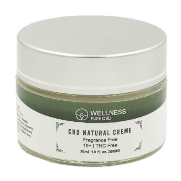 Wellness Pure CBD – Natural Creme – 500mg | The Healing Co Canada