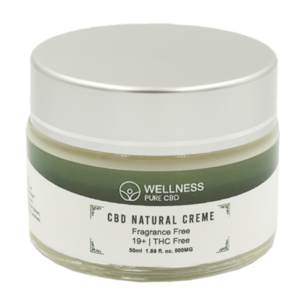 Wellness Pure CBD – Natural Creme – 500mg | The Healing Co Canada