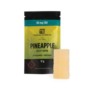 Twisted Extracts – Pineapple Jelly Bombs – CBD | The Healing Co Canada
