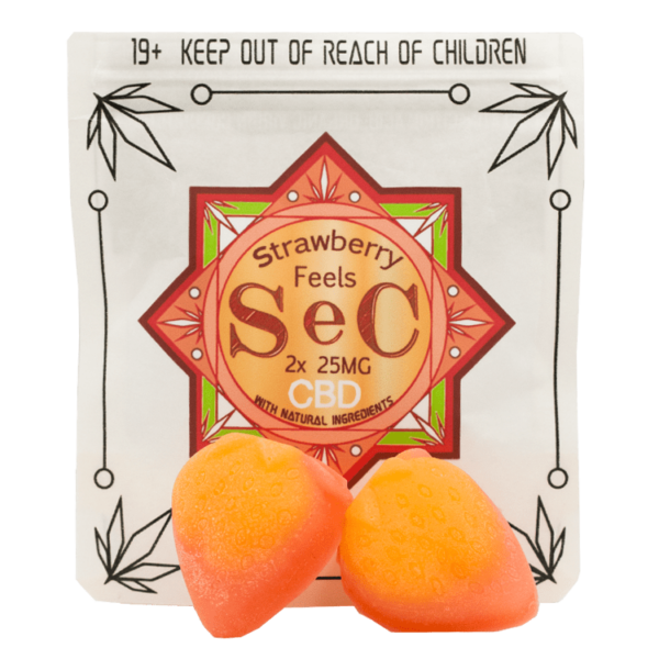 SEC – Strawberry Feels CBD – 50mg | The Healing Co Canada