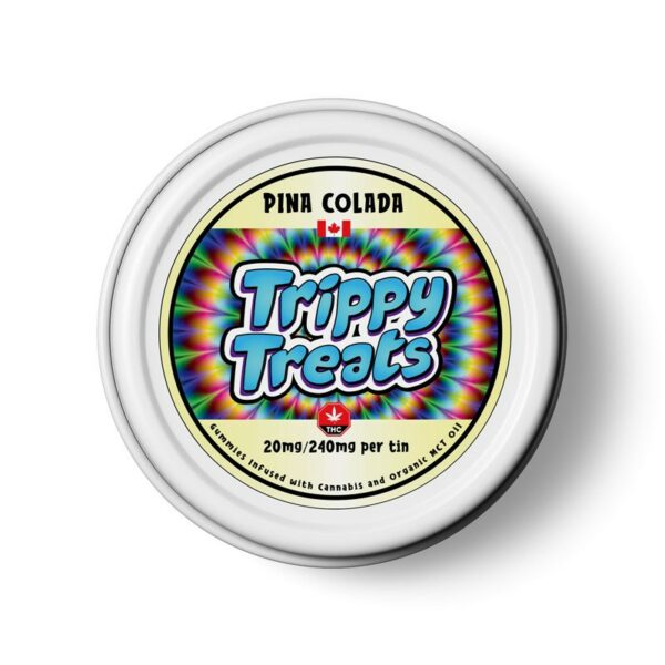 Trippy Treats – Hawaiian Fruit Punch Gummies – 400mg THC | The Healing Co Canada