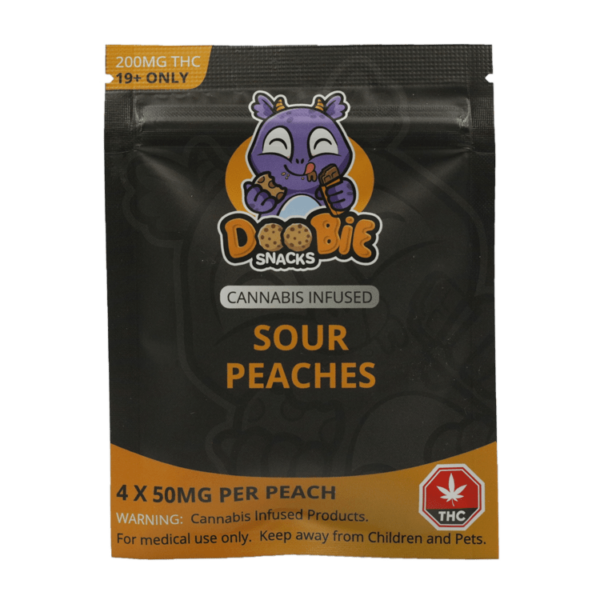Doobie Snacks – CBD Sour Gummy Bears – 150mg CBD | The Healing Co Canada