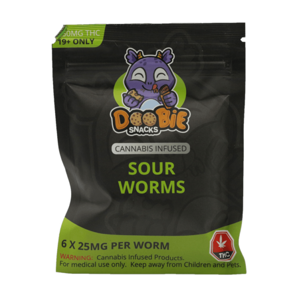 Doobie Snacks – CBD Sour Gummy Bears – 150mg CBD | The Healing Co Canada Doobie Snacks – CBD Sour Gummy Bears – 150mg CBD | The Healing Co Canada