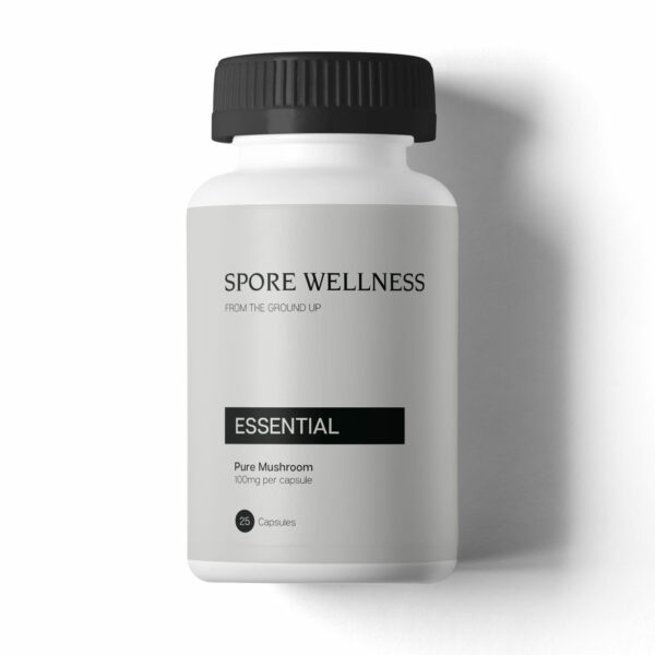 Spore Wellness – Microdose Capsules – Essential – 25 Capsules (100mg per cap) | The Healing Co Canada