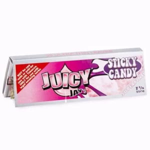 Juicy Jay’s – Superfine Hemp Papers (1.25 Inch) – Sticky Candy | The Healing Co Canada