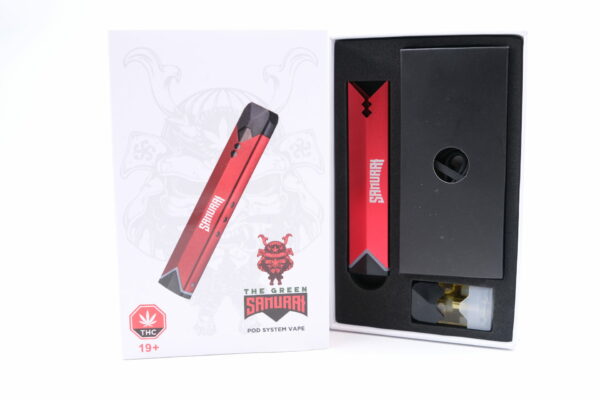 The Green Samurai – LED Vape Kit – 1ml THC | The Healing Co Canada