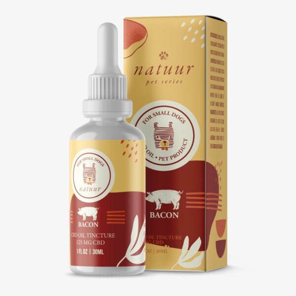 Natuur – Pet Series – CBD Oil For Small Dogs – Bacon Flavour – 125mg | The Healing Co Canada