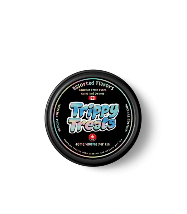 Trippy Treats – Assorted Flavour Gummies – 400mg THC | The Healing Co Canada