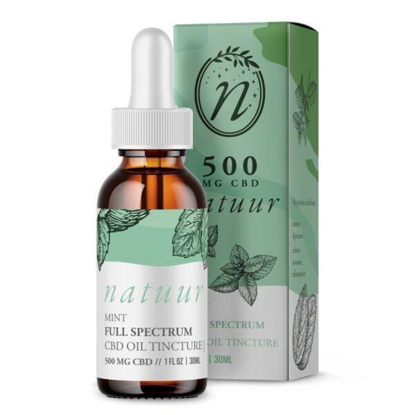 Natuur – Full Spectrum CBD Oil Tincture – Mint | The Healing Co Canada