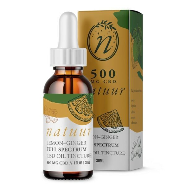 Natuur – Full Spectrum CBD Oil Tincture – Lemon Ginger – 1000mg | The Healing Co Canada