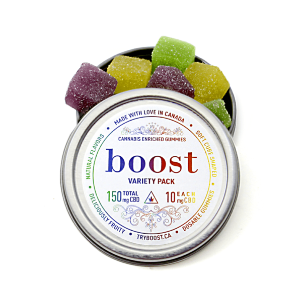 Boost – CBD Variety Pack Gummies – 150mg | The Healing Co Canada