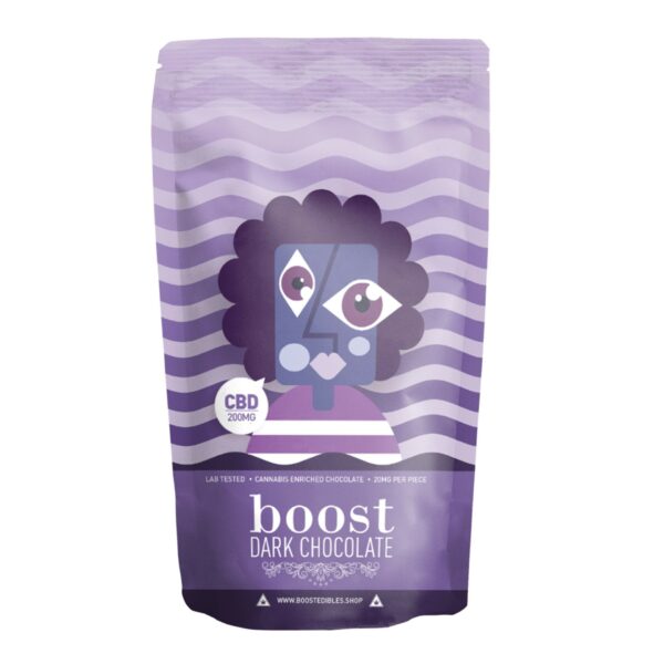 Boost – THC Dark Chocolate Bars – 200mg | The Healing Co Canada