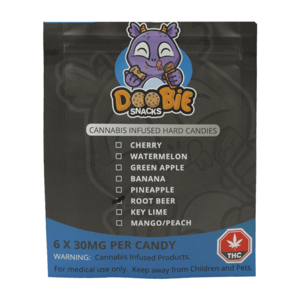 Doobie Snacks – Hard Candies – 180mg THC | The Healing Co Canada