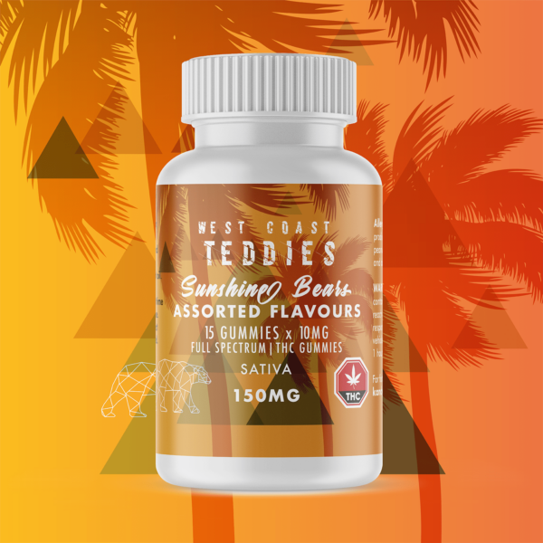 West Coast Teddies – Sunshine Bears – Sativa (150mg) | The Healing Co Canada