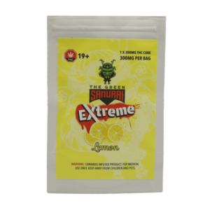 Green Samurai Extreme – Lemon Gummy – 300mg THC | The Healing Co Canada